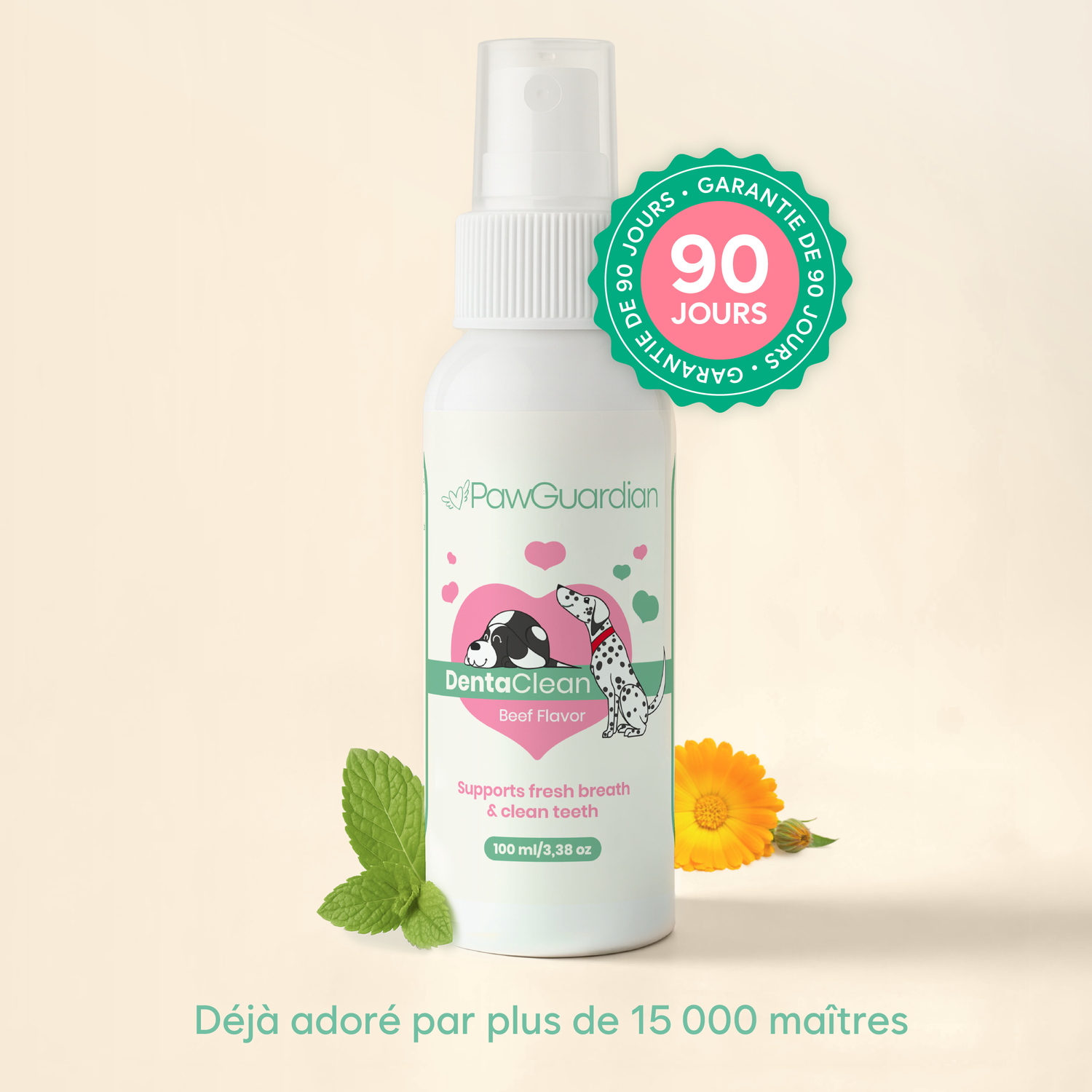 Spray dentaire anti-tartre - chiens/chats